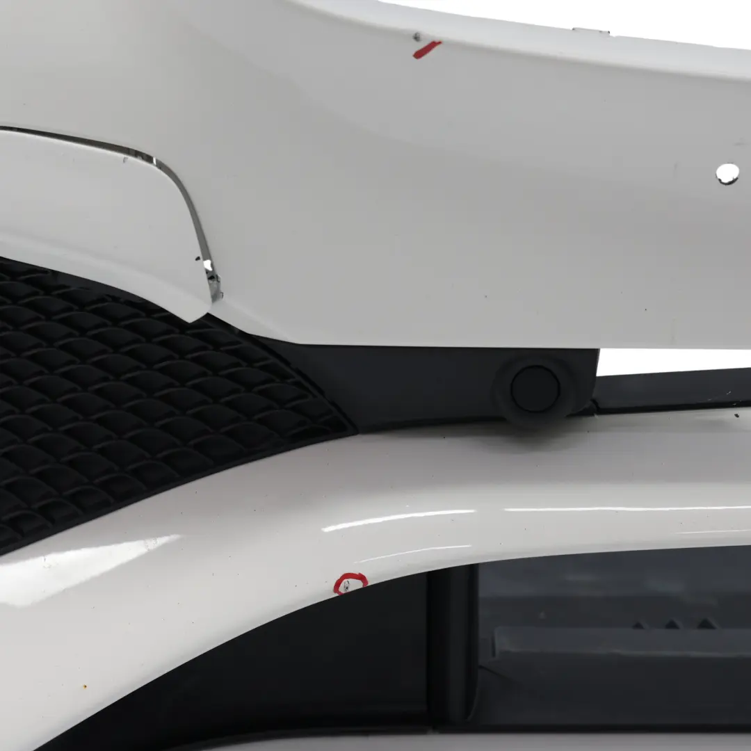 Mercedes W176 Front Bumper AMG Trim Panel Cover Calcite White - 650 - SKU A1768809300-CW - Part number A1768809300