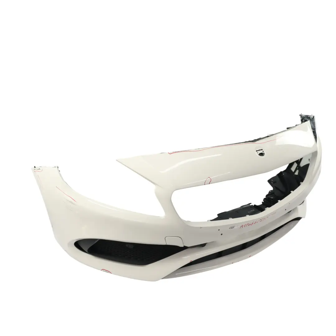 Front Bumper AMG Trim Panel Cover Calcite White - 650 to Mercedes W176 with Part number A1768809300 Mercedes W176 Front Bumper AMG Trim Panel Cover Calcite White - 650 - SKU A1768809300-CW - Part number A1768809300