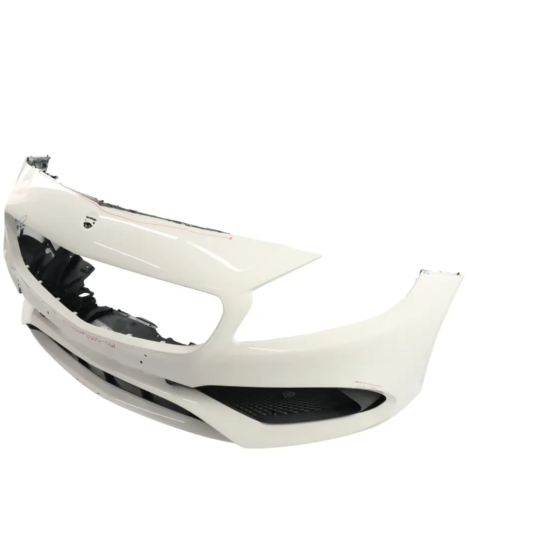 Front Bumper AMG Trim Panel Cover Calcite White - 650 to Mercedes W176 with Part number A1768809300 Mercedes W176 Front Bumper AMG Trim Panel Cover Calcite White - 650 - SKU A1768809300-CW - Part number A1768809300