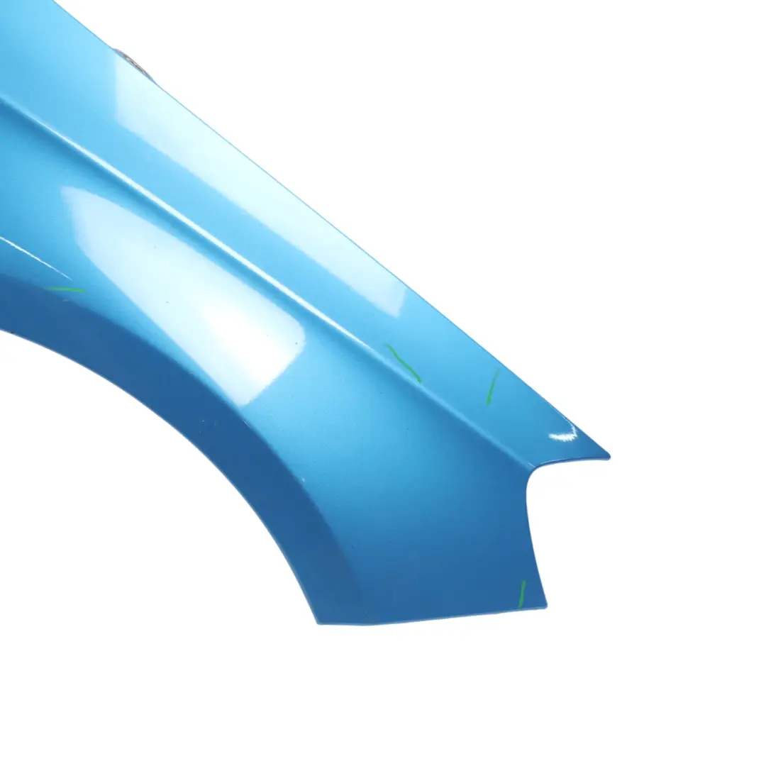 Wing Fender Panel Front Right O/S Side Cover South Seas Blue 162 to Mercedes W176 with Part number A1768810201 Mercedes W176 Wing Fender Panel Front Right O/S Side Cover South Seas Blue 162 - SKU A1768810201-SSB - Part number A1768810201