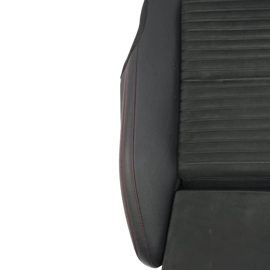 Front Right O/S Black Cloth Leather Heated to Mercedes W176 Seat Cover with Part number A1769108507 Mercedes W176 Seat Cover Front Right O/S Black Cloth Leather Heated - SKU A1769108507-1 - Part number A1769108507