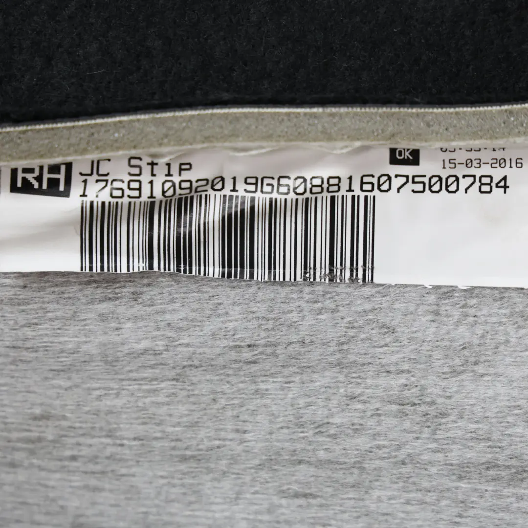 Mercedes W176 Asiento Delantero Derecho Calefactado Respaldo Tela Cuero - SKU A1769109201 - Número de pieza A1769109201