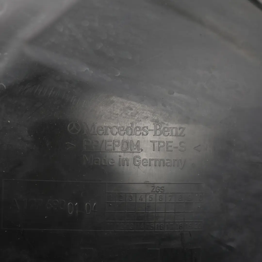 Mercedes W177 Wheel Arch Liner Cover Front Section Front Left N/S - SKU A1776900104 - Part number A1776900104