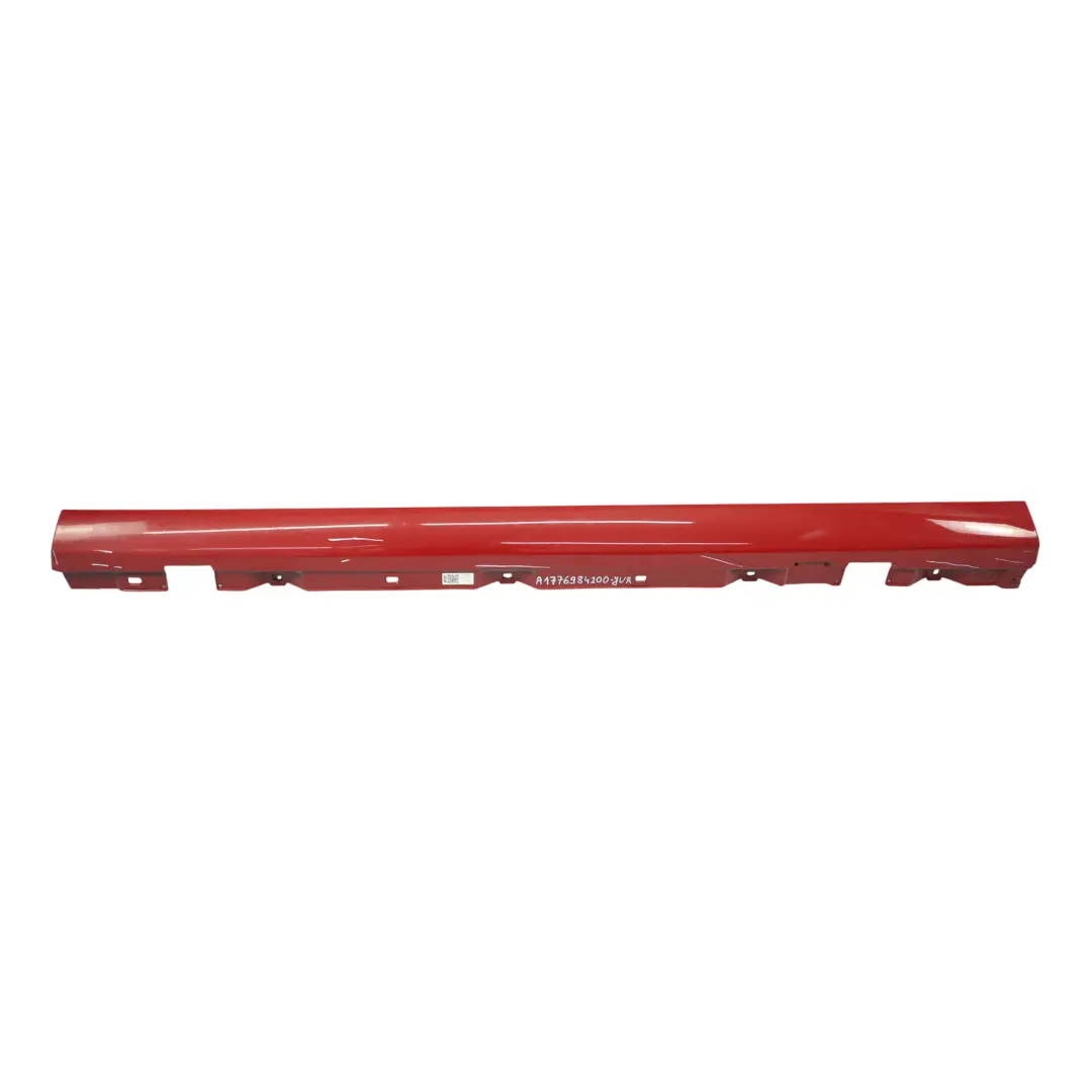 Side Skirt Left N/S Door Sill Cover W247 Jupiter Red - 589 to Mercedes W177 with Part number A1776984200 Mercedes W177 Side Skirt Left N/S Door Sill Cover W247 Jupiter Red - 589 - SKU A1776984200-JUR - Part number A1776984200