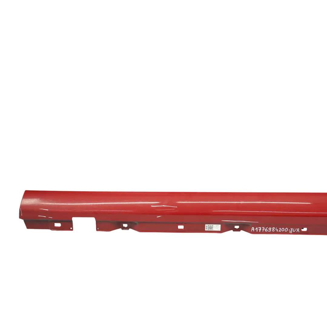Side Skirt Left N/S Door Sill Cover W247 Jupiter Red - 589 to Mercedes W177 with Part number A1776984200 Mercedes W177 Side Skirt Left N/S Door Sill Cover W247 Jupiter Red - 589 - SKU A1776984200-JUR - Part number A1776984200