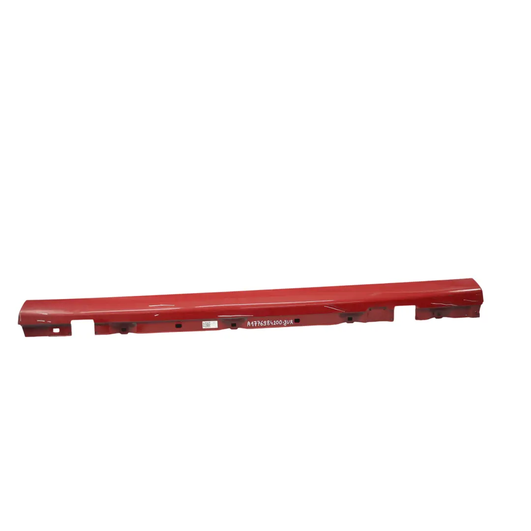 Mercedes W177 W247 Bas de Caisse Gauche Seuil Porte Rouge Jupiter 589 - SKU A1776984200-JUR - Numéro de pièce A1776984200