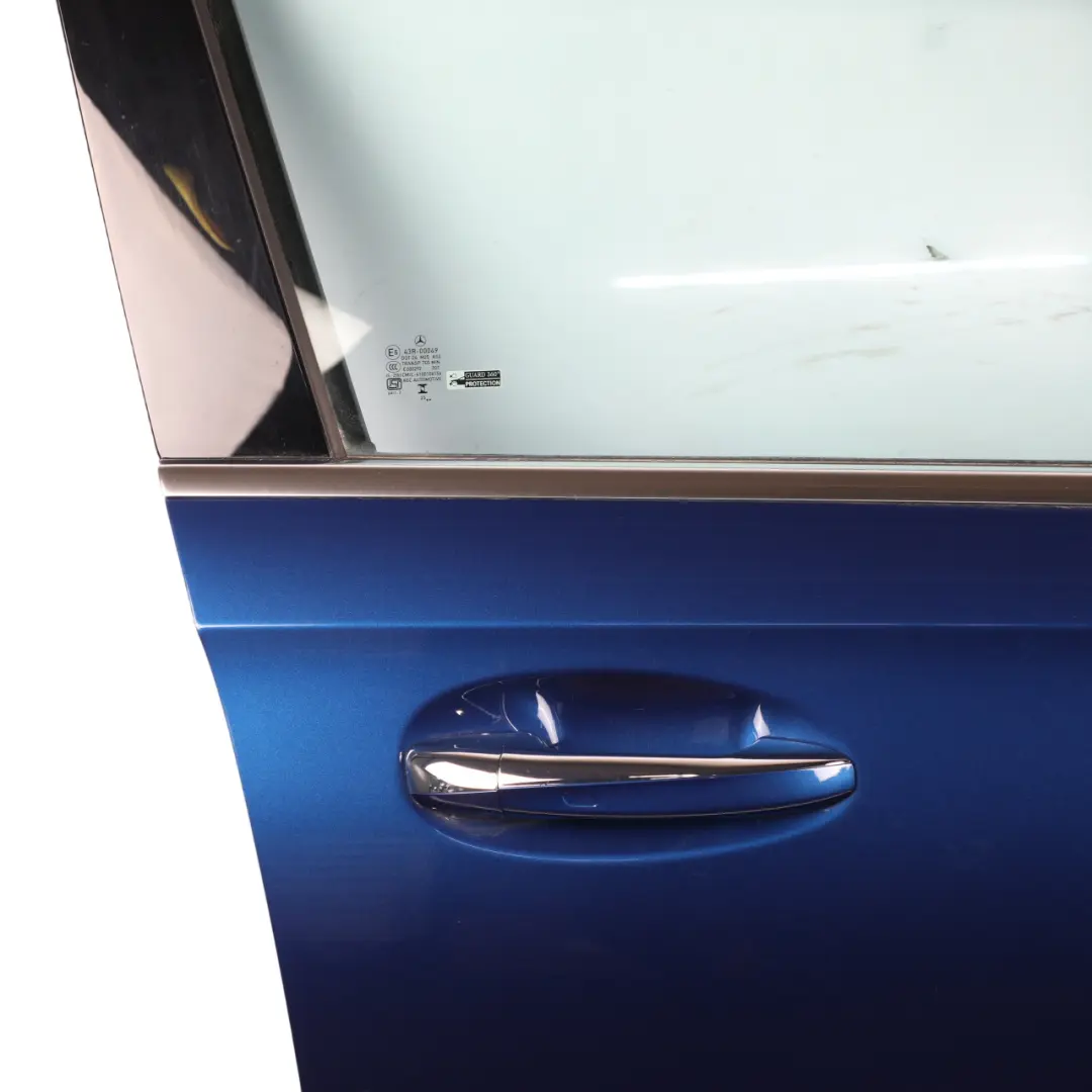 Door Front Right O/S A-Class Spectral Blue Metallic - 970 to Mercedes W177 with Part number A1777206205 Mercedes W177 Door Front Right O/S A-Class Spectral Blue Metallic - 970 - SKU A1777206205-SPEC - Part number A1777206205