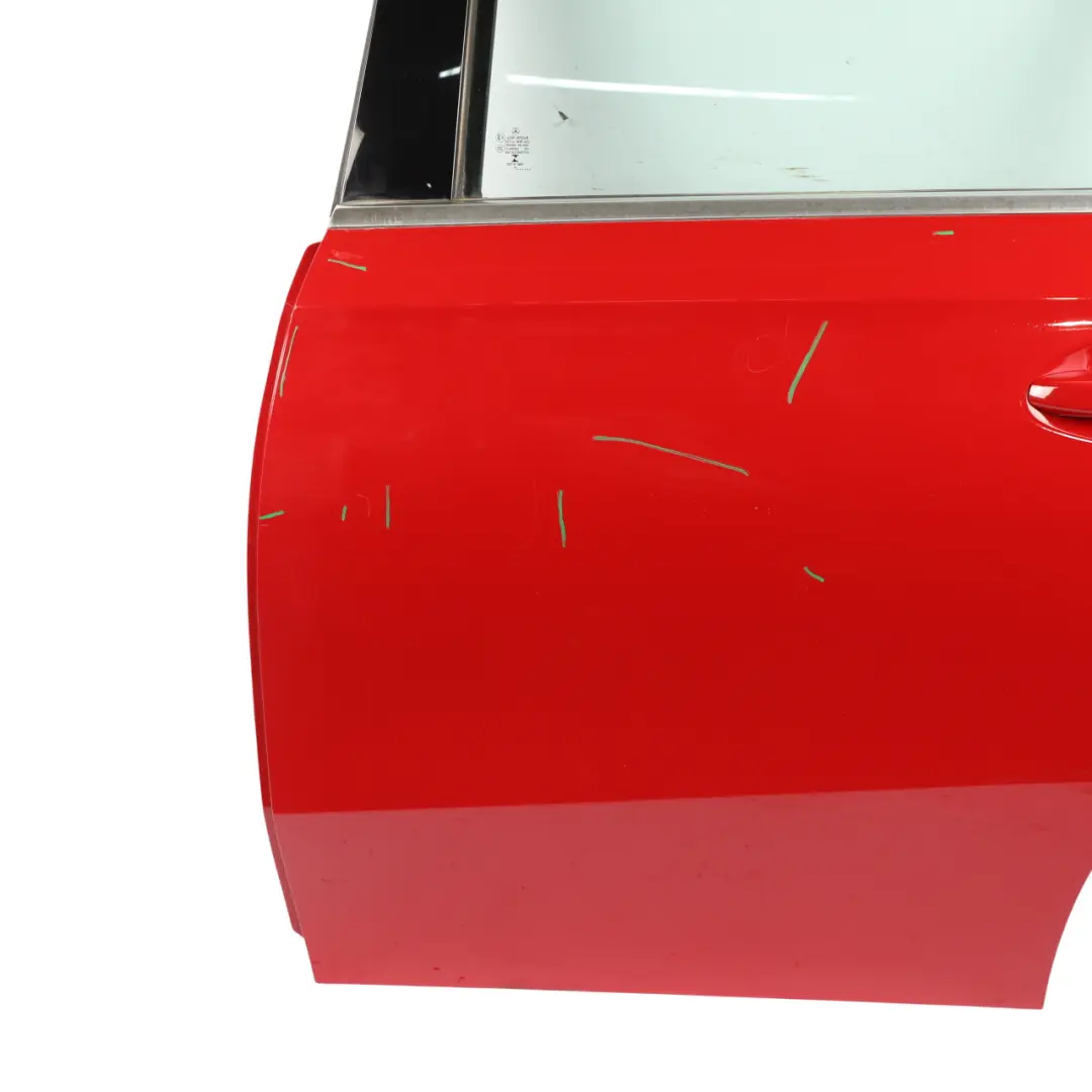 Door Rear Left N/S Patagonia Red Metallic to Mercedes W177 A-Class with Part number A1777301300 Mercedes W177 A-Class Door Rear Left N/S Patagonia Red Metallic - SKU A1777301300-JUR - Part number A1777301300