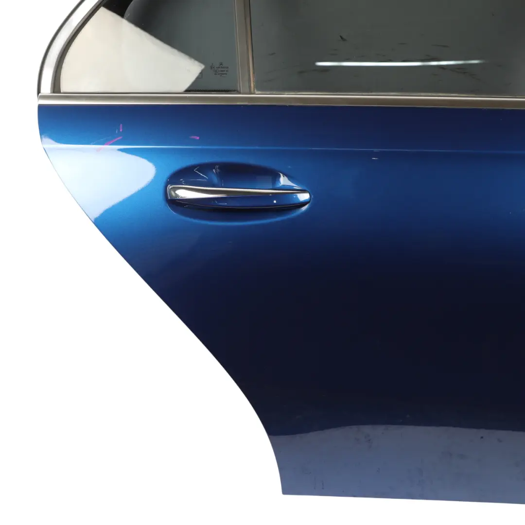 Mercedes W177 Door Rear Right O/S A-Class Spectral Blue Metallic - 970 - SKU A1777301400-SPEC - Part number A1777301400