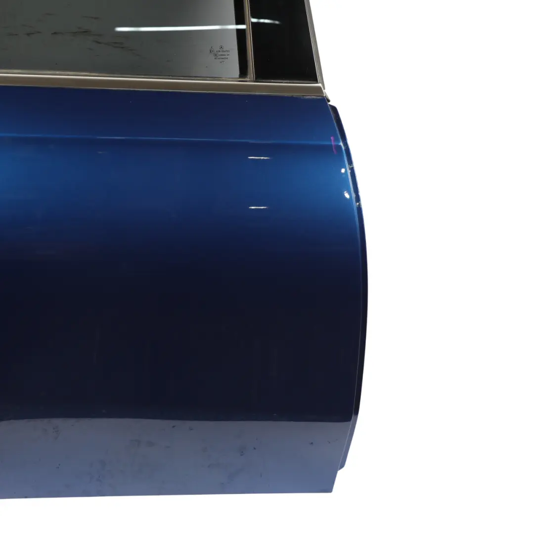 Door Rear Right O/S A-Class Spectral Blue Metallic - 970 to Mercedes W177 with Part number A1777301400 Mercedes W177 Door Rear Right O/S A-Class Spectral Blue Metallic - 970 - SKU A1777301400-SPEC - Part number A1777301400
