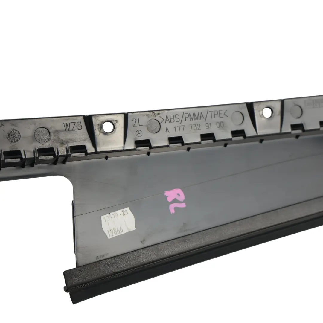 Door Vertical Cover Trim Panel Rear Left N/S to Mercedes W177 with Part number A1777329100 Mercedes W177 Door Vertical Cover Trim Panel Rear Left N/S - SKU A1777329100 - Part number A1777329100