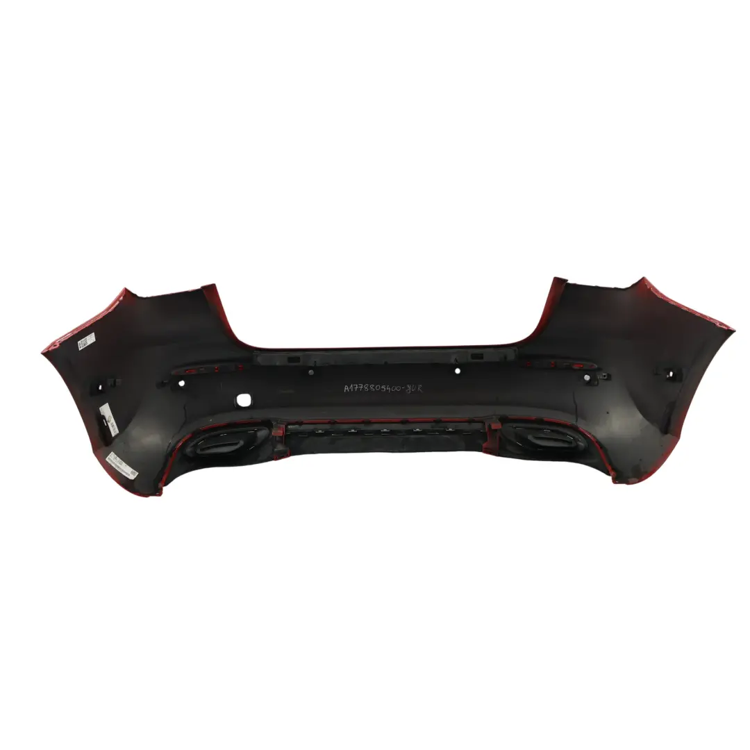 Mercedes W177 Bumper Rear Sport Trim Panel Covering Jupiter Red - 589 - SKU A1778805400-JUR - Part number A1778805400