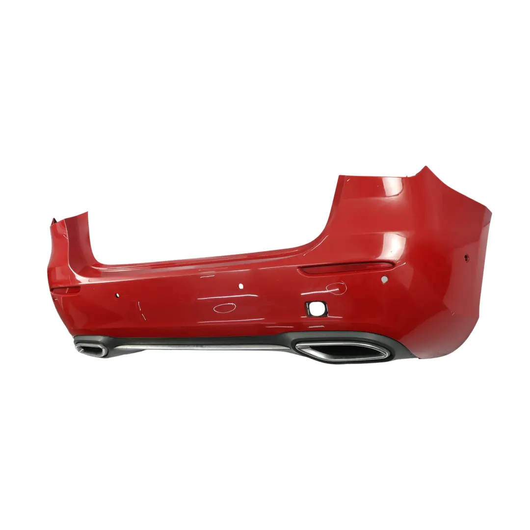 Bumper Rear Sport Trim Panel Covering Jupiter Red - 589 to Mercedes W177 with Part number A1778805400 Mercedes W177 Bumper Rear Sport Trim Panel Covering Jupiter Red - 589 - SKU A1778805400-JUR - Part number A1778805400