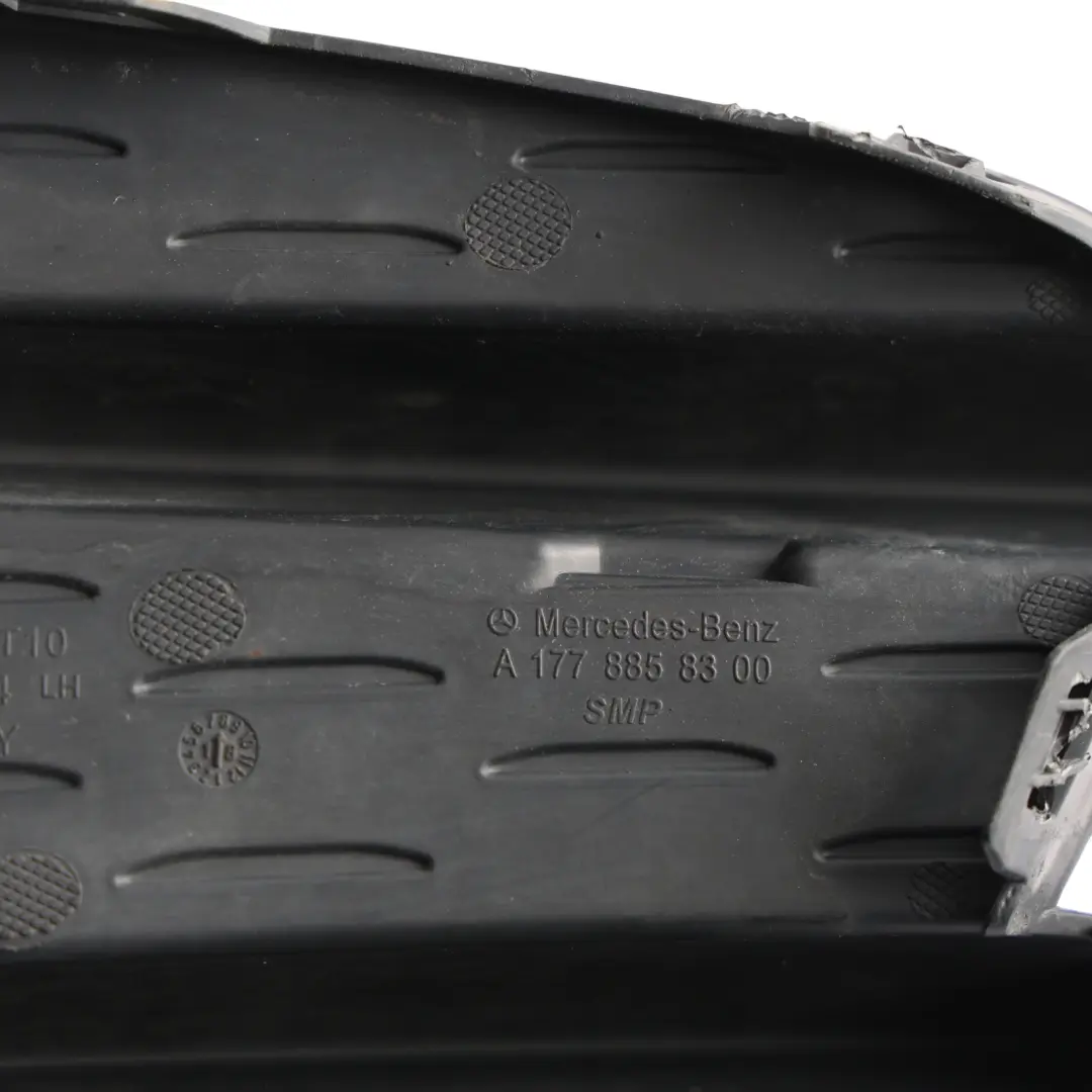Front Bumper Trim Lower Bracket Left N/S Grille to Mercedes W177 AMG with Part number A1778853803 Mercedes W177 AMG Front Bumper Trim Lower Bracket Left N/S Grille - SKU A1778853803-1 - Part number A1778853803