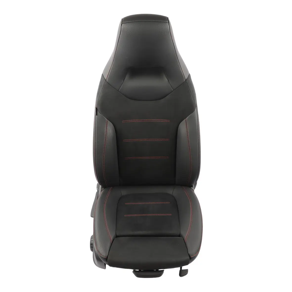 Mercedes W177 Front Seat Right O/S Heated Fabric Imitation Leather Black Lumbar