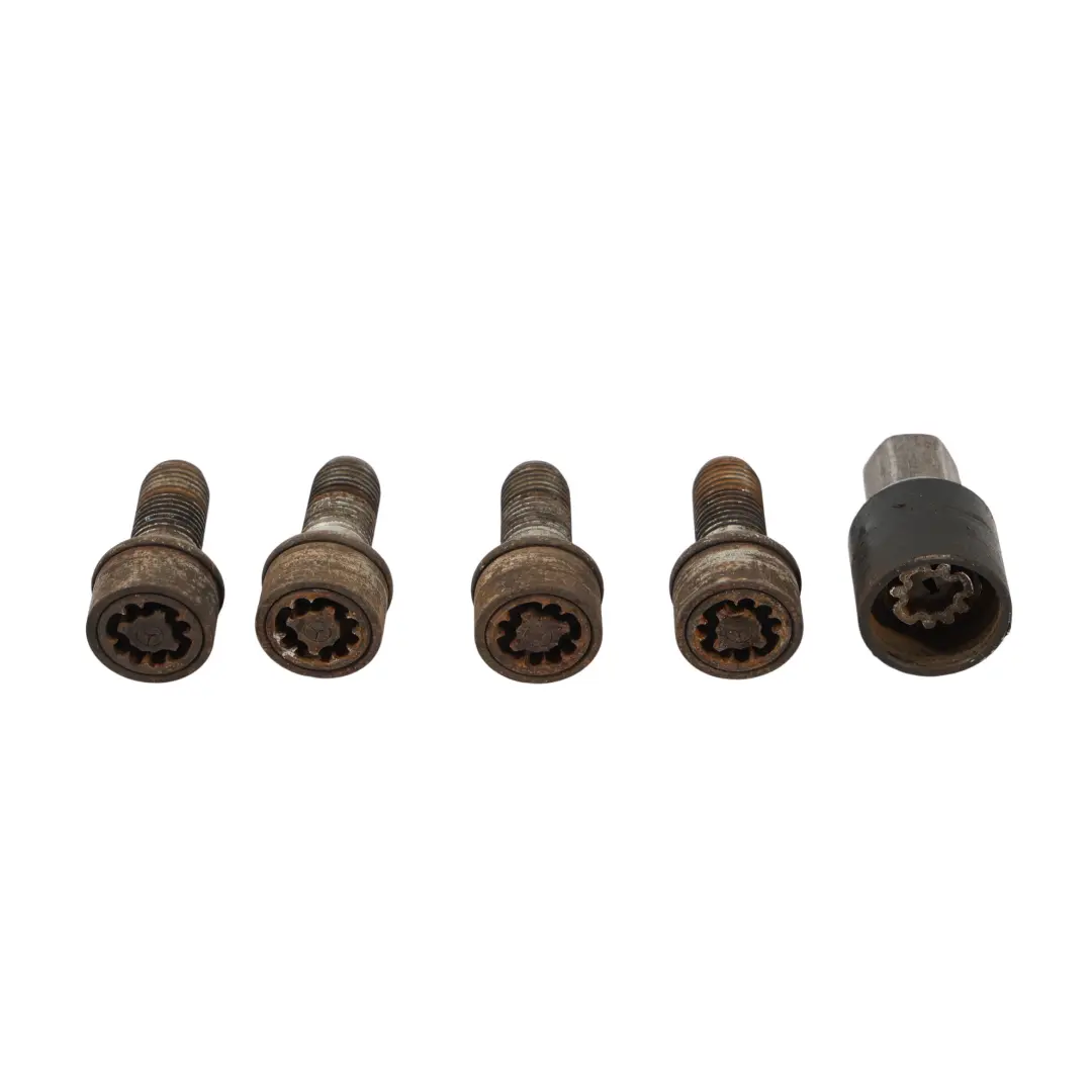 Mercedes-Benz C CLK Class W203 C209 Wheel Bolts Front Rear Set to with Part number A0009904907 Mercedes-Benz C CLK Class W203 C209 Wheel Bolts Front Rear Set - SKU A2035800010 - Part number A0009904907
