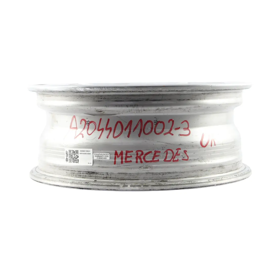 Mercedes W204 Silver Alloy Wheel Rim 7 Spoke 16" 6J ET:39 - SKU A2044011002-3 - Part number A2044011002