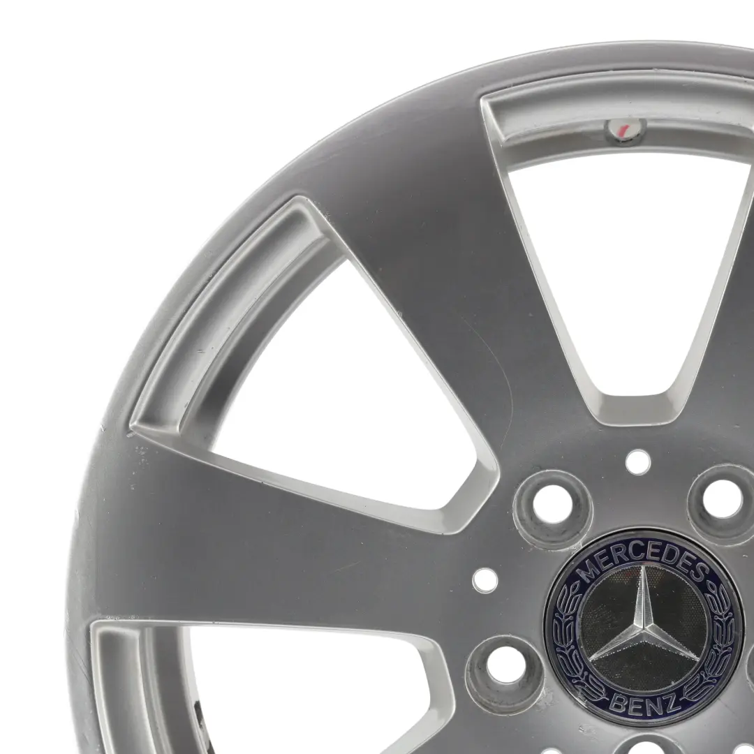 Mercedes W204 Silver Alloy Wheel Rim 7 Spoke 16" 6J ET:39 - SKU A2044011002-3 - Part number A2044011002