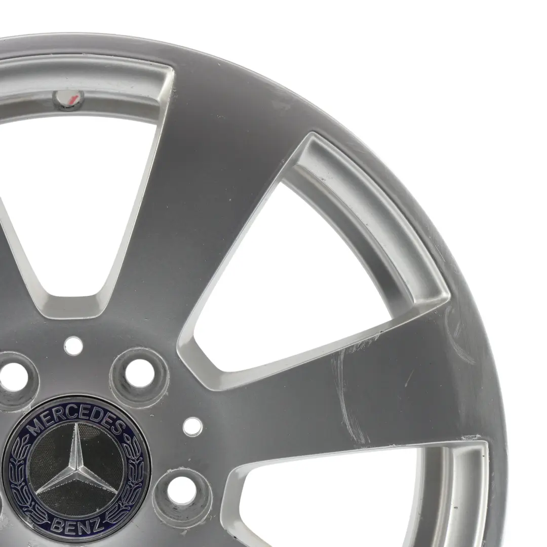 Mercedes W204 Silver Alloy Wheel Rim 7 Spoke 16" 6J ET:39 - SKU A2044011002-3 - Part number A2044011002