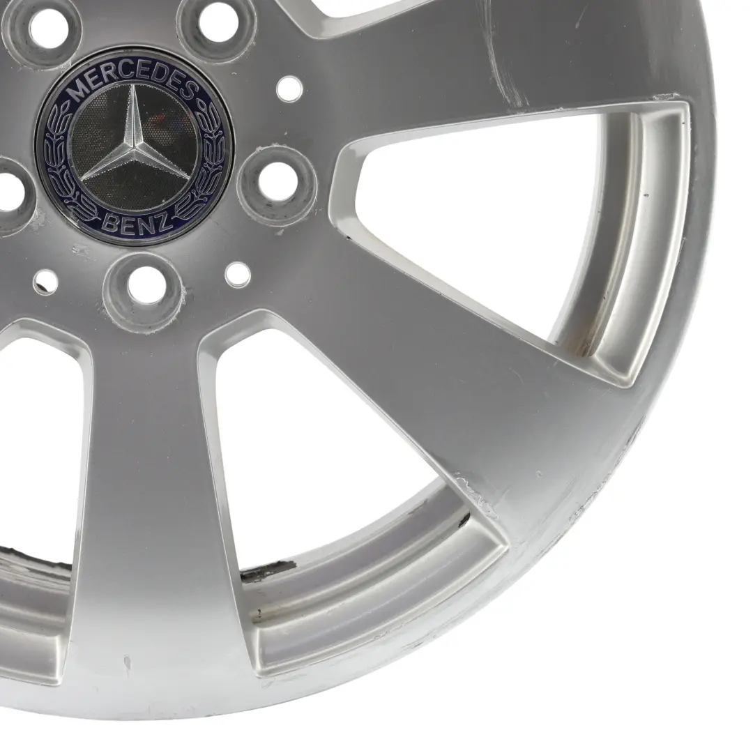 Alloy Wheel Rim 7 Spoke 16" 6J ET:39 to Mercedes W204 Silver with Part number A2044011002 Mercedes W204 Silver Alloy Wheel Rim 7 Spoke 16" 6J ET:39 - SKU A2044011002-3 - Part number A2044011002