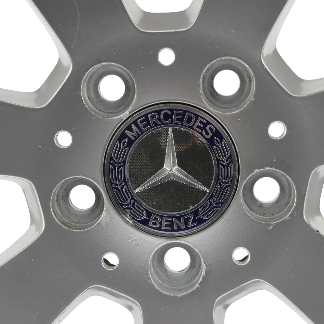 Alloy Wheel Rim 7 Spoke 16" 6J ET:39 to Mercedes W204 Silver with Part number A2044011002 Mercedes W204 Silver Alloy Wheel Rim 7 Spoke 16" 6J ET:39 - SKU A2044011002-3 - Part number A2044011002