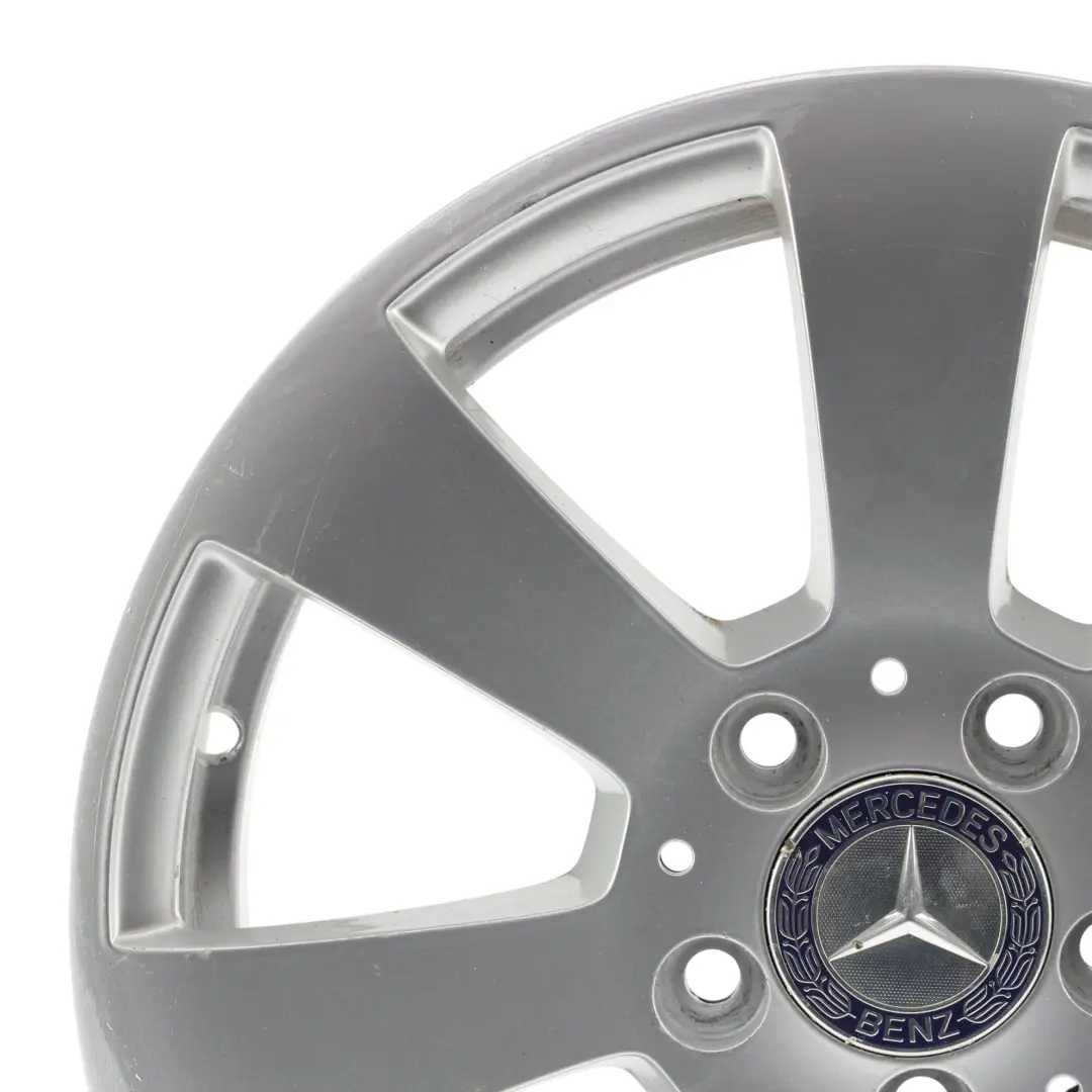 Mercedes W204 Silver Alloy Wheel Rim 7 Spoke 16" 6J ET:39 - SKU A2044011002-4 - Part number A2044011002