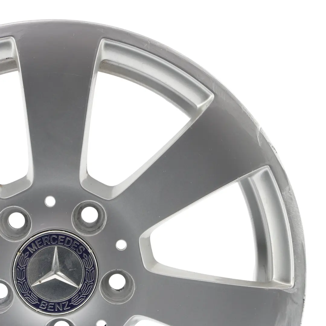 Mercedes W204 Silver Alloy Wheel Rim 7 Spoke 16" 6J ET:39 - SKU A2044011002-4 - Part number A2044011002