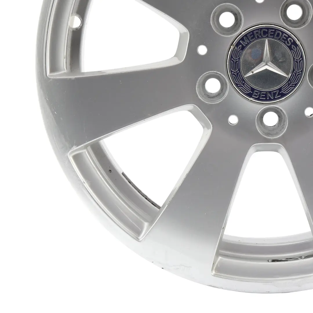 Mercedes W204 Silver Alloy Wheel Rim 7 Spoke 16" 6J ET:39 - SKU A2044011002-4 - Part number A2044011002