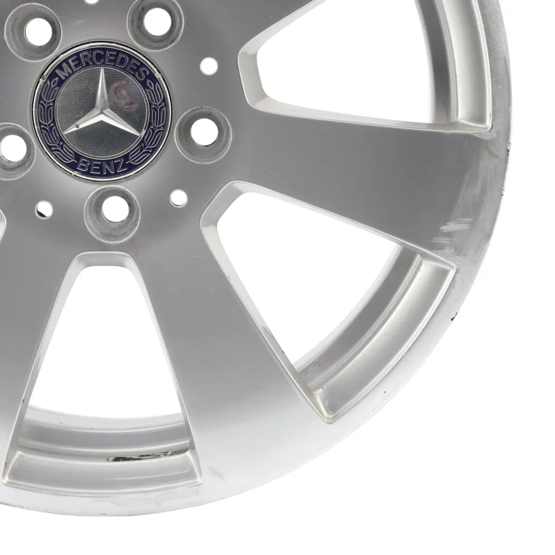 Mercedes W204 Silver Alloy Wheel Rim 7 Spoke 16" 6J ET:39 - SKU A2044011002-4 - Part number A2044011002
