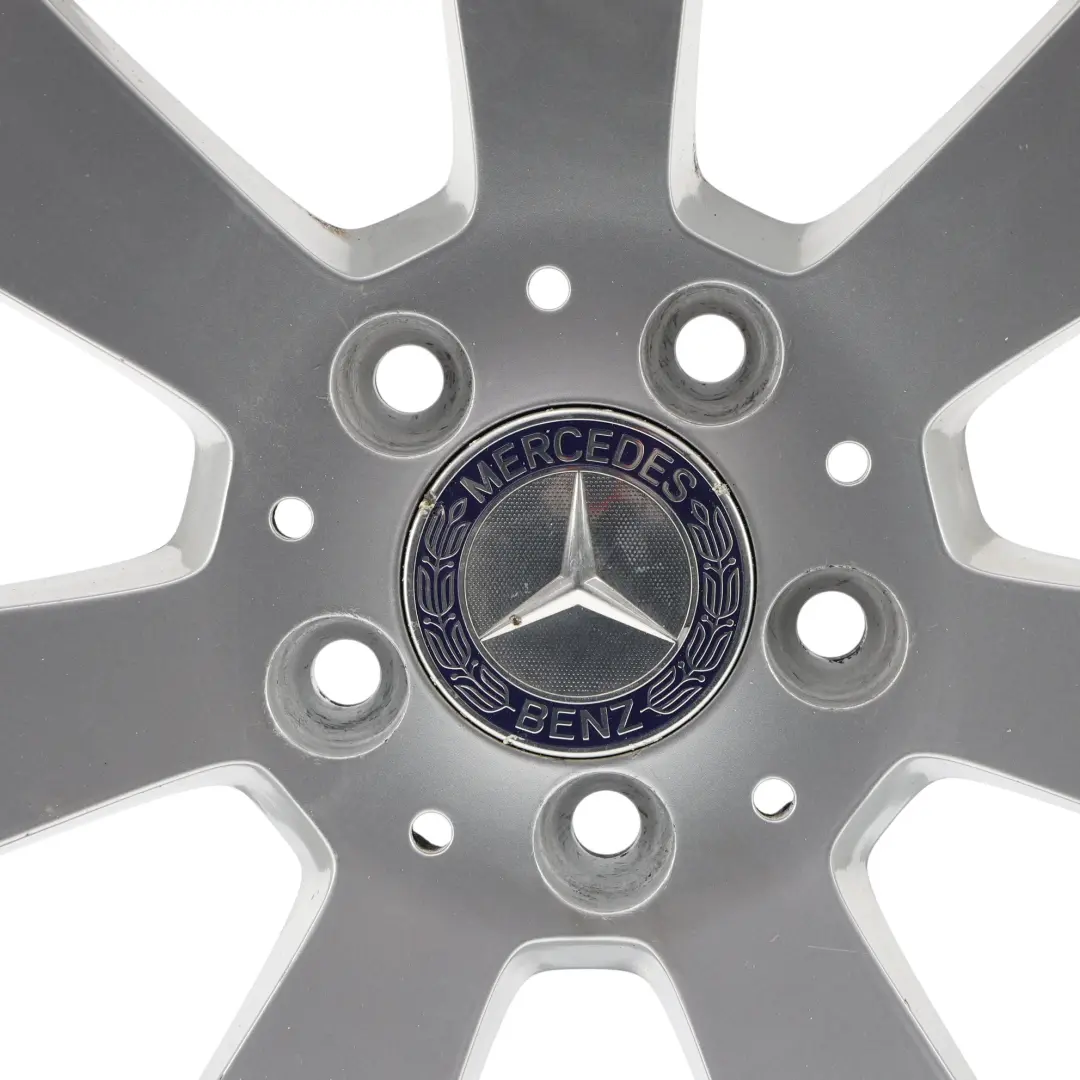 Mercedes W204 Silver Alloy Wheel Rim 7 Spoke 16" 6J ET:39 - SKU A2044011002-4 - Part number A2044011002