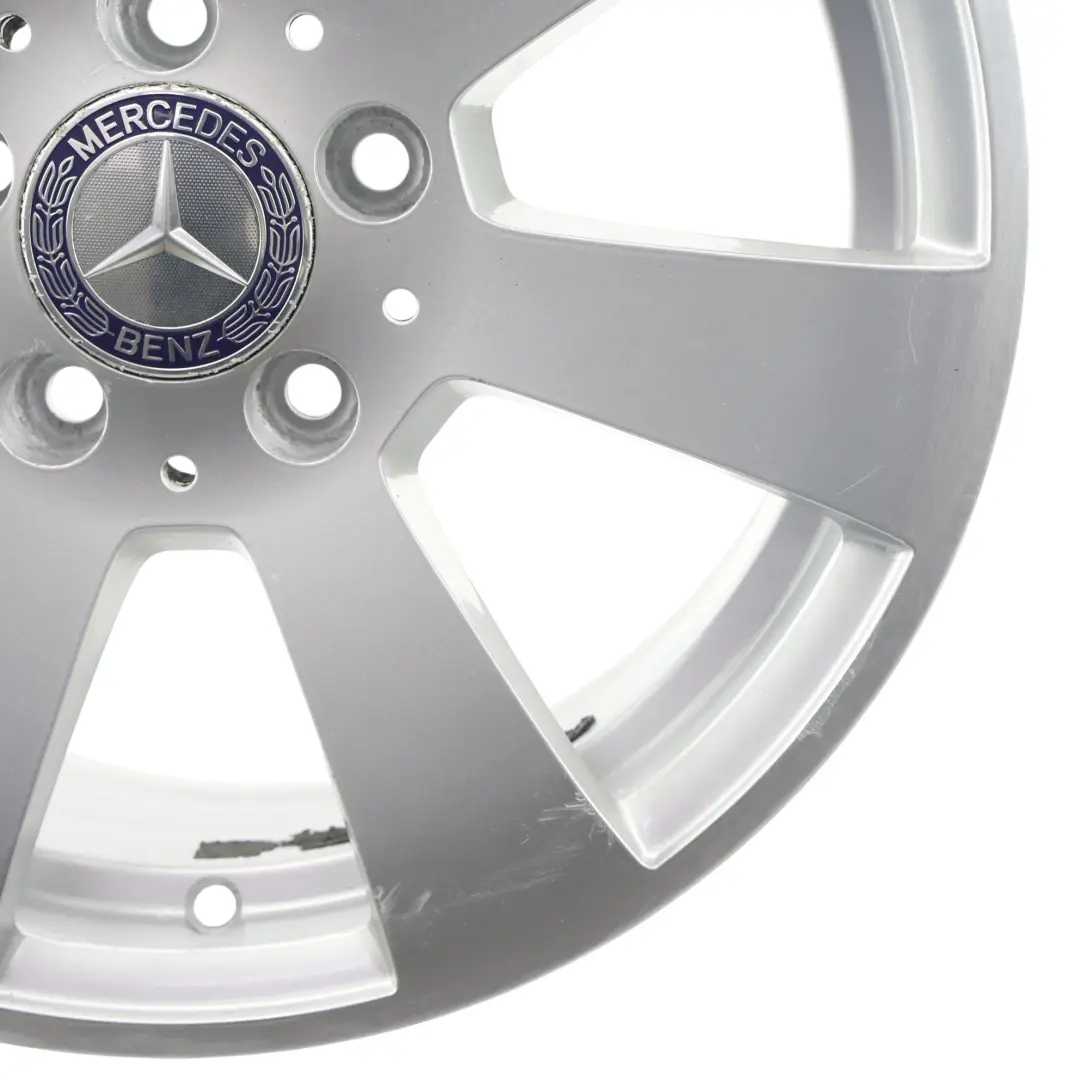 Mercedes W204 Cerchio In Lega Argento 7 Fori 16" ET:43 7J - SKU A2044011102-1 - Numero di parte A2044011102