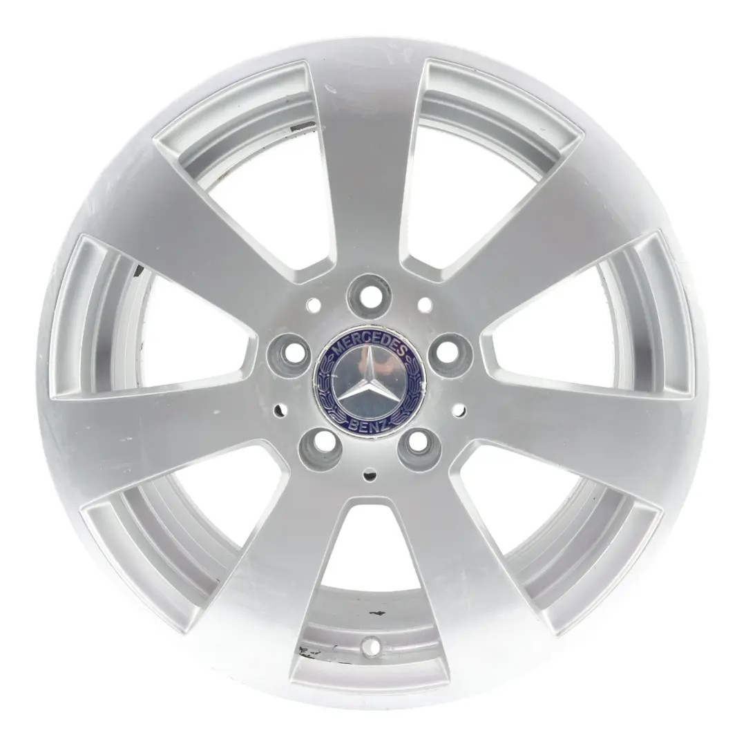 Alloy Rim 7 Hole Wheel 16" ET:43 7J Silver to Mercedes W204 with Part number A2044011102 Mercedes W204 Alloy Rim 7 Hole Wheel 16" ET:43 7J Silver - SKU A2044011102-11 - Part number A2044011102