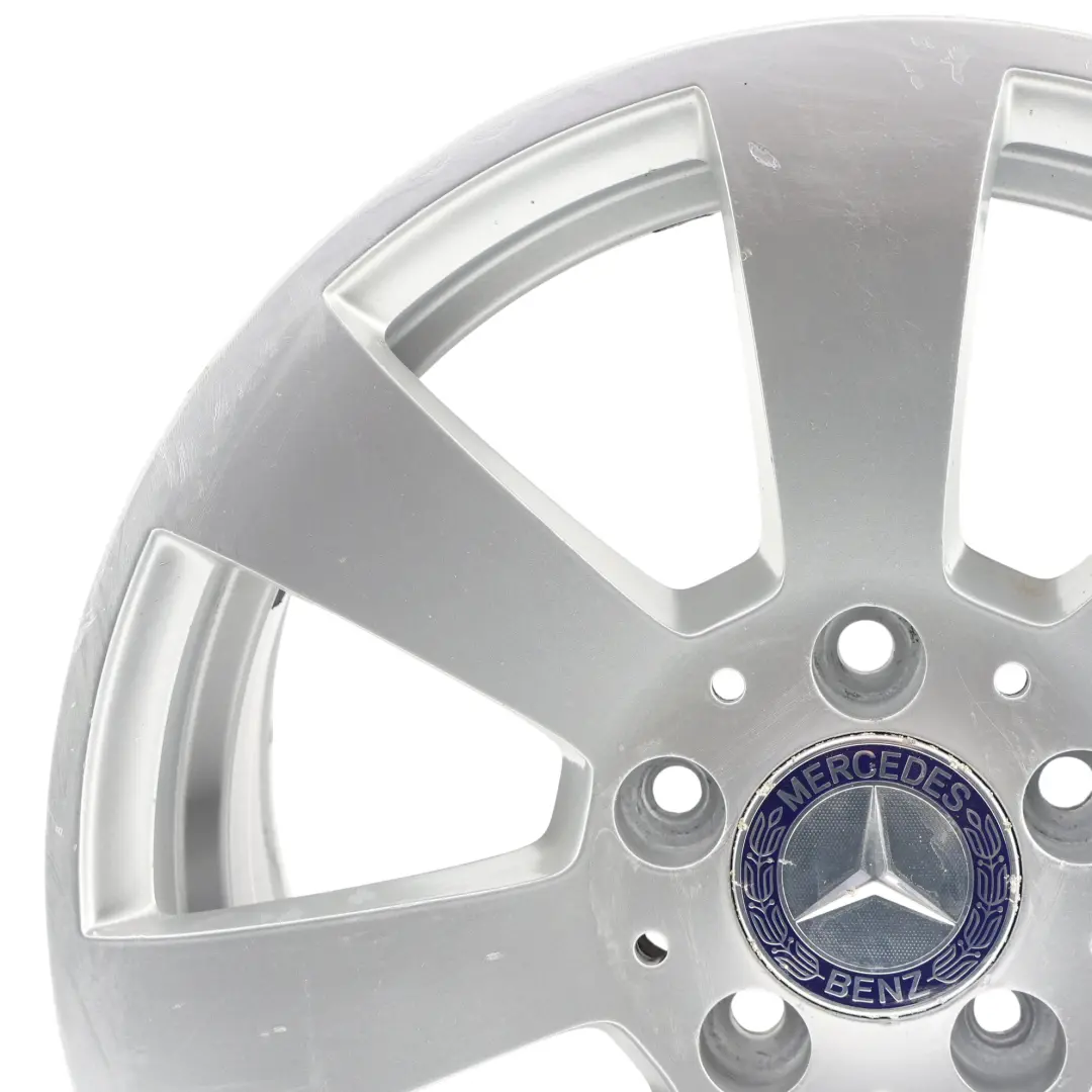 Alloy Rim 7 Hole Wheel 16" ET:43 7J Silver to Mercedes W204 with Part number A2044011102 Mercedes W204 Alloy Rim 7 Hole Wheel 16" ET:43 7J Silver - SKU A2044011102-11 - Part number A2044011102