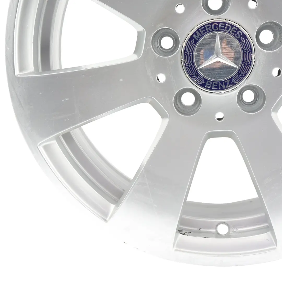Alloy Rim 7 Hole Wheel 16" ET:43 7J Silver to Mercedes W204 with Part number A2044011102 Mercedes W204 Alloy Rim 7 Hole Wheel 16" ET:43 7J Silver - SKU A2044011102-11 - Part number A2044011102