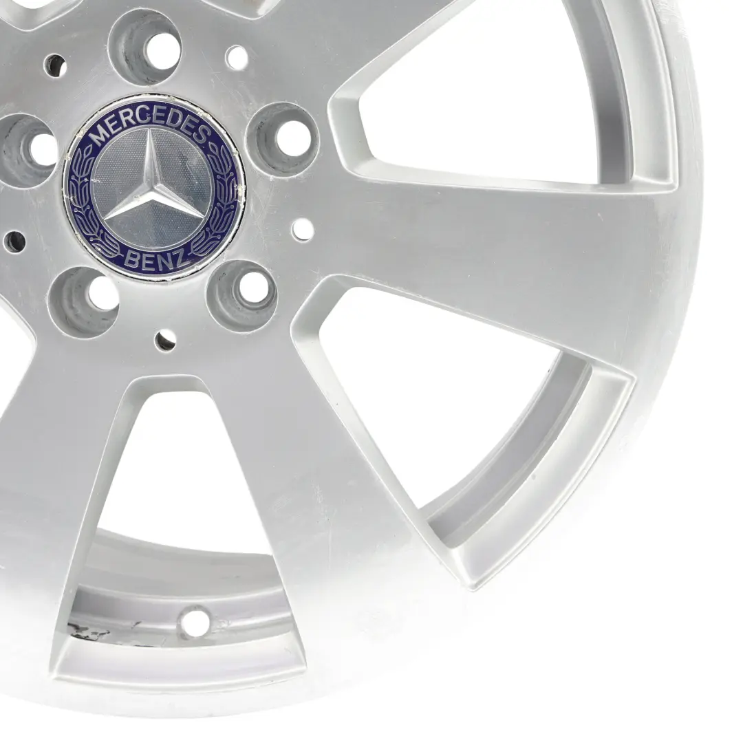 Alloy Rim 7 Hole Wheel 16" ET:43 7J Silver to Mercedes W204 with Part number A2044011102 Mercedes W204 Alloy Rim 7 Hole Wheel 16" ET:43 7J Silver - SKU A2044011102-11 - Part number A2044011102