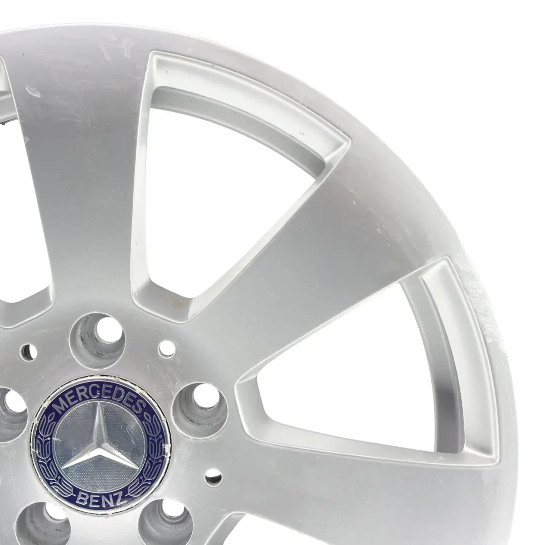 Mercedes W204 Alloy Rim 7 Hole Wheel 16" ET:43 7J Silver - SKU A2044011102-11 - Part number A2044011102