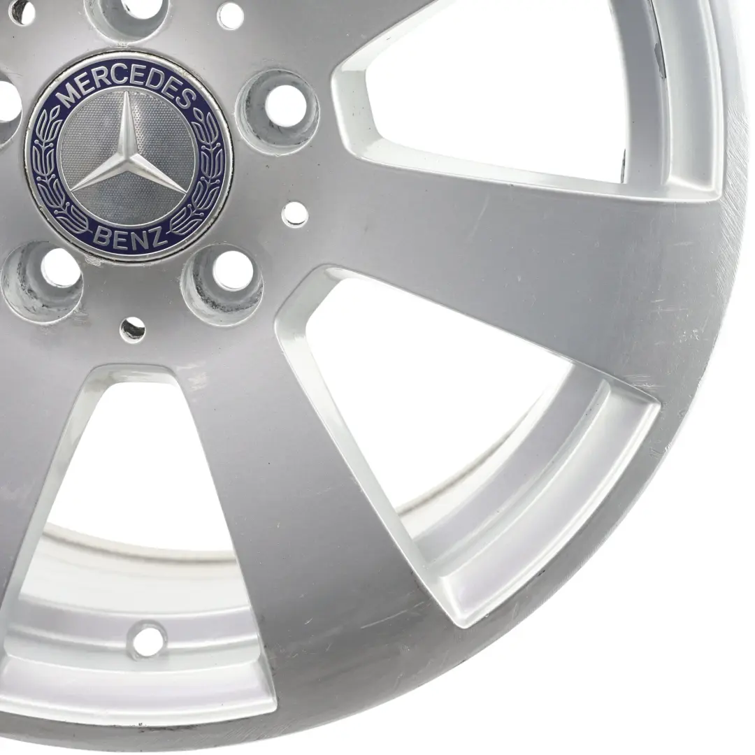 Mercedes W204 Wheel Rim Silver Alloy 16" 7 Hole ET:43 7J - SKU A2044011102-2 - Part number A2044011102