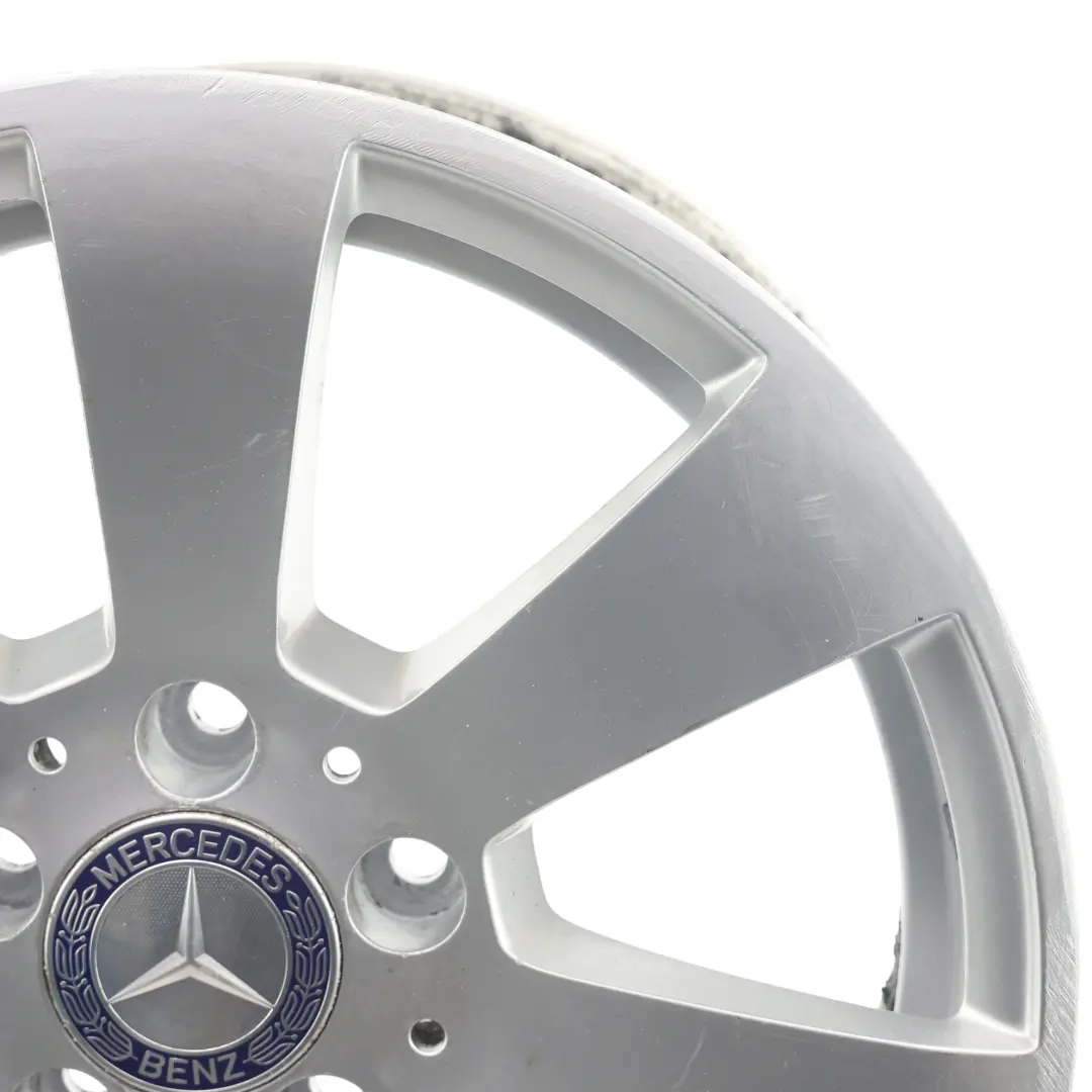 Mercedes W204 Wheel Rim Silver Alloy 16" 7 Hole ET:43 7J - SKU A2044011102-2 - Part number A2044011102