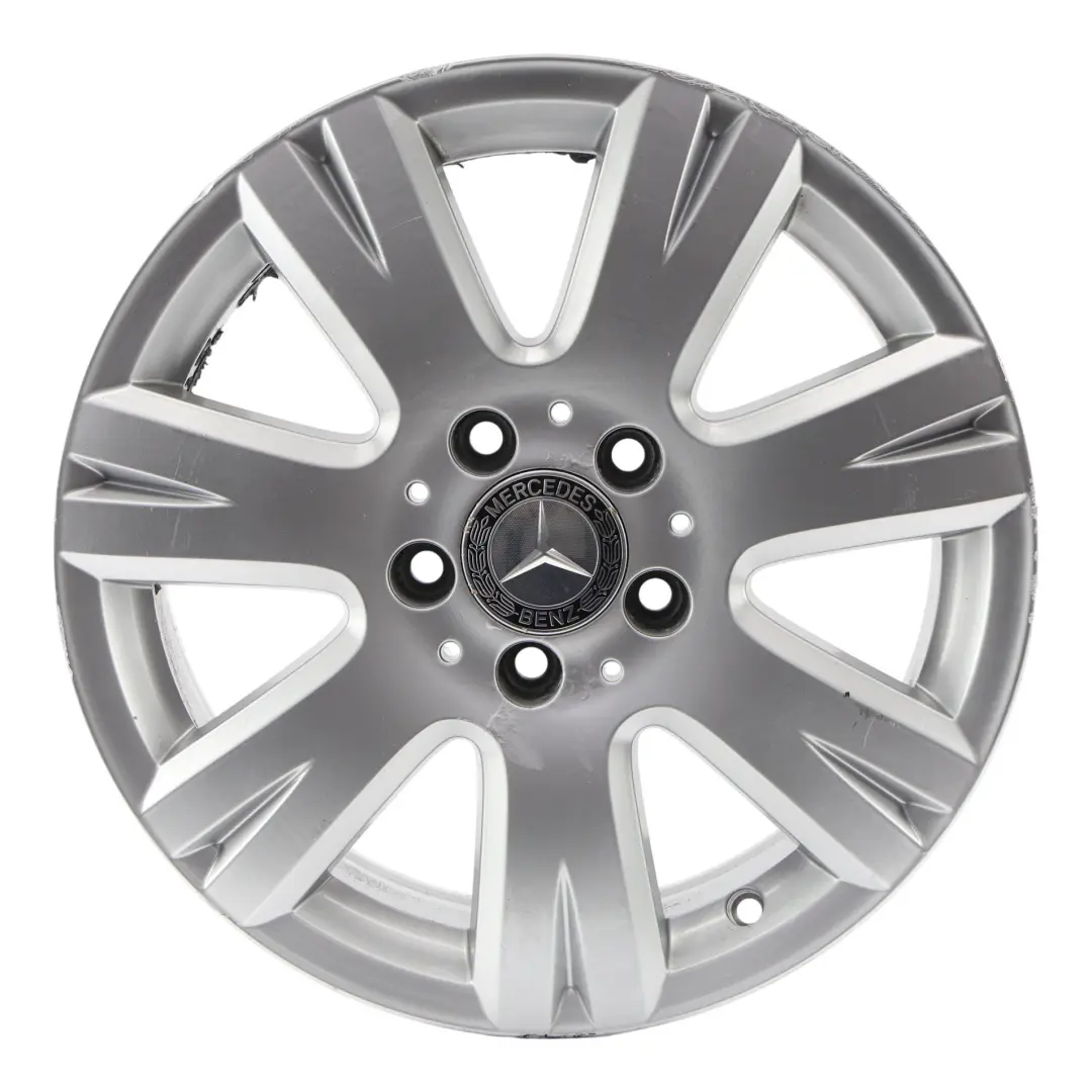 Cerchio Mercedes W204 7 fori disco lega 16" 7J ET:43 per con numero di parte A2044012602 Cerchio Mercedes W204 7 fori disco lega 16" 7J ET:43 - SKU A2044012602-1 - Numero di parte A2044012602