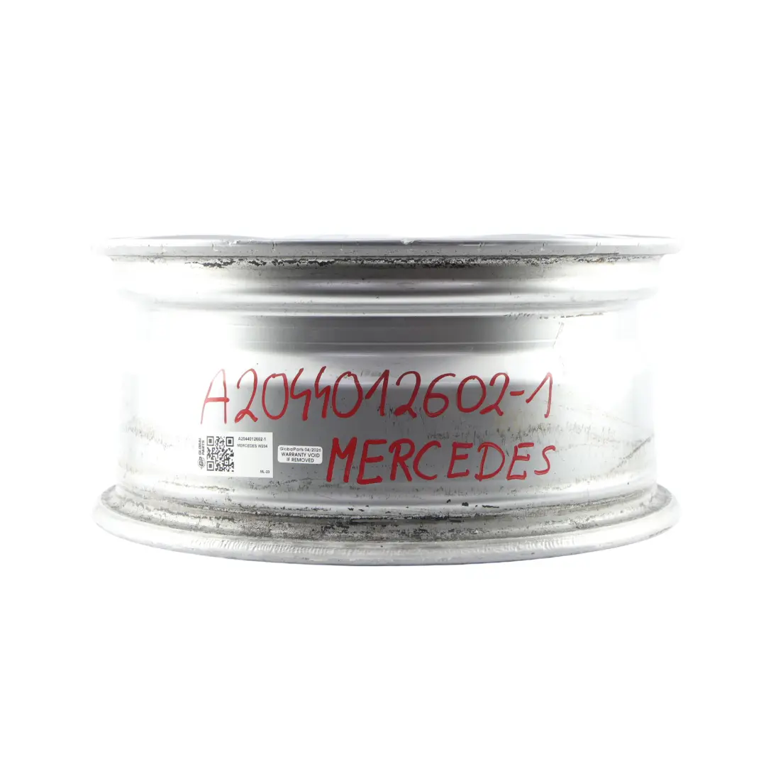  Jante Mercedes W204 7 Hole Disc Alloy 16" 7J ET:43 - SKU A2044012602-1 - Numéro de pièce A2044012602