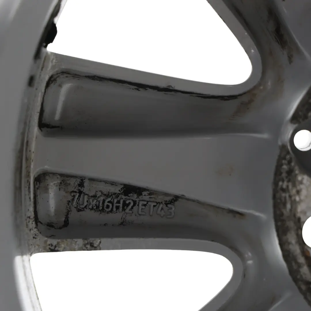 Cerchio Mercedes W204 7 fori disco lega 16" 7J ET:43 per con numero di parte A2044012602 Cerchio Mercedes W204 7 fori disco lega 16" 7J ET:43 - SKU A2044012602-1 - Numero di parte A2044012602