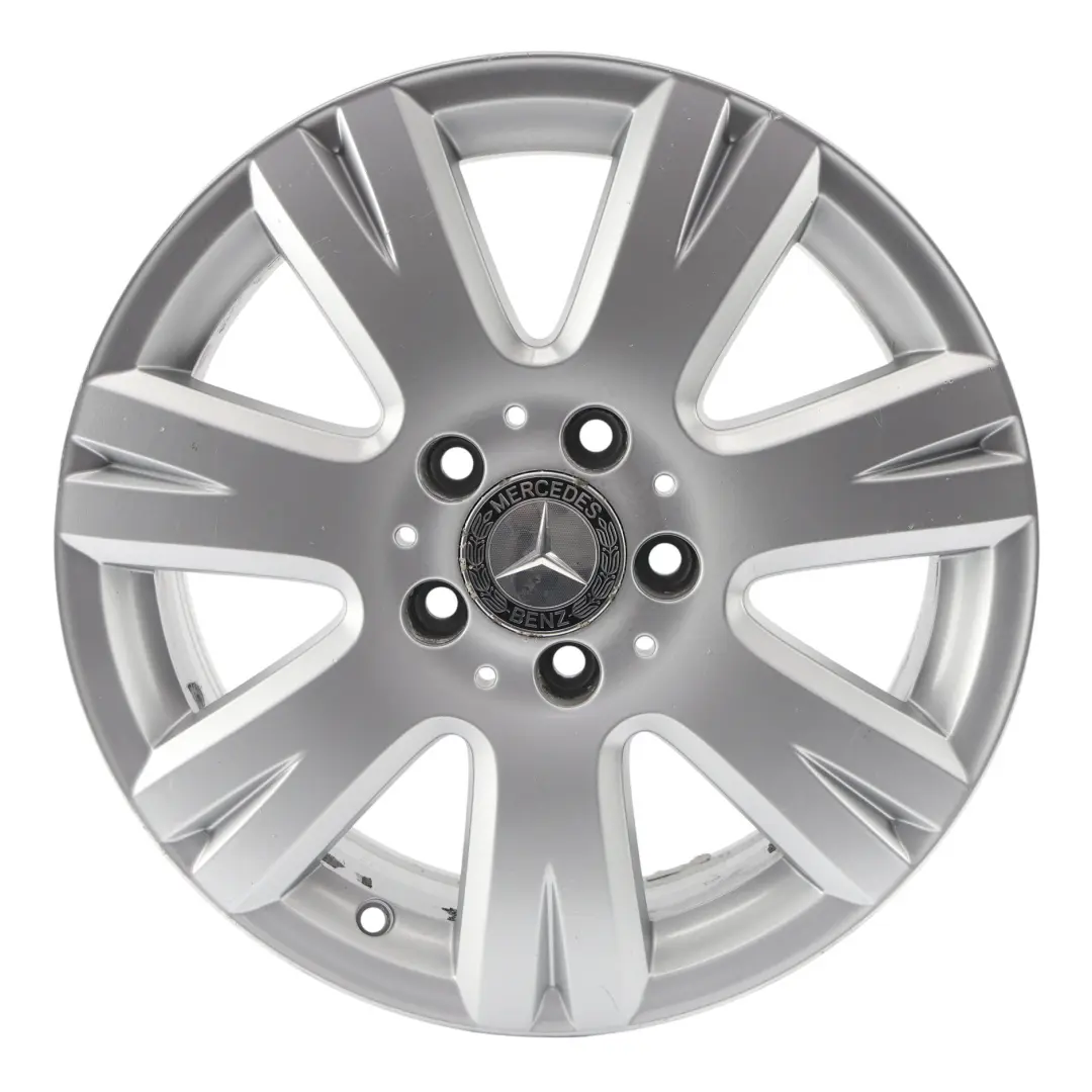 Cerchio Mercedes W204 7 fori disco lega 16" 7J ET:43 per con numero di parte A2044012602 Cerchio Mercedes W204 7 fori disco lega 16" 7J ET:43 - SKU A2044012602-2 - Numero di parte A2044012602