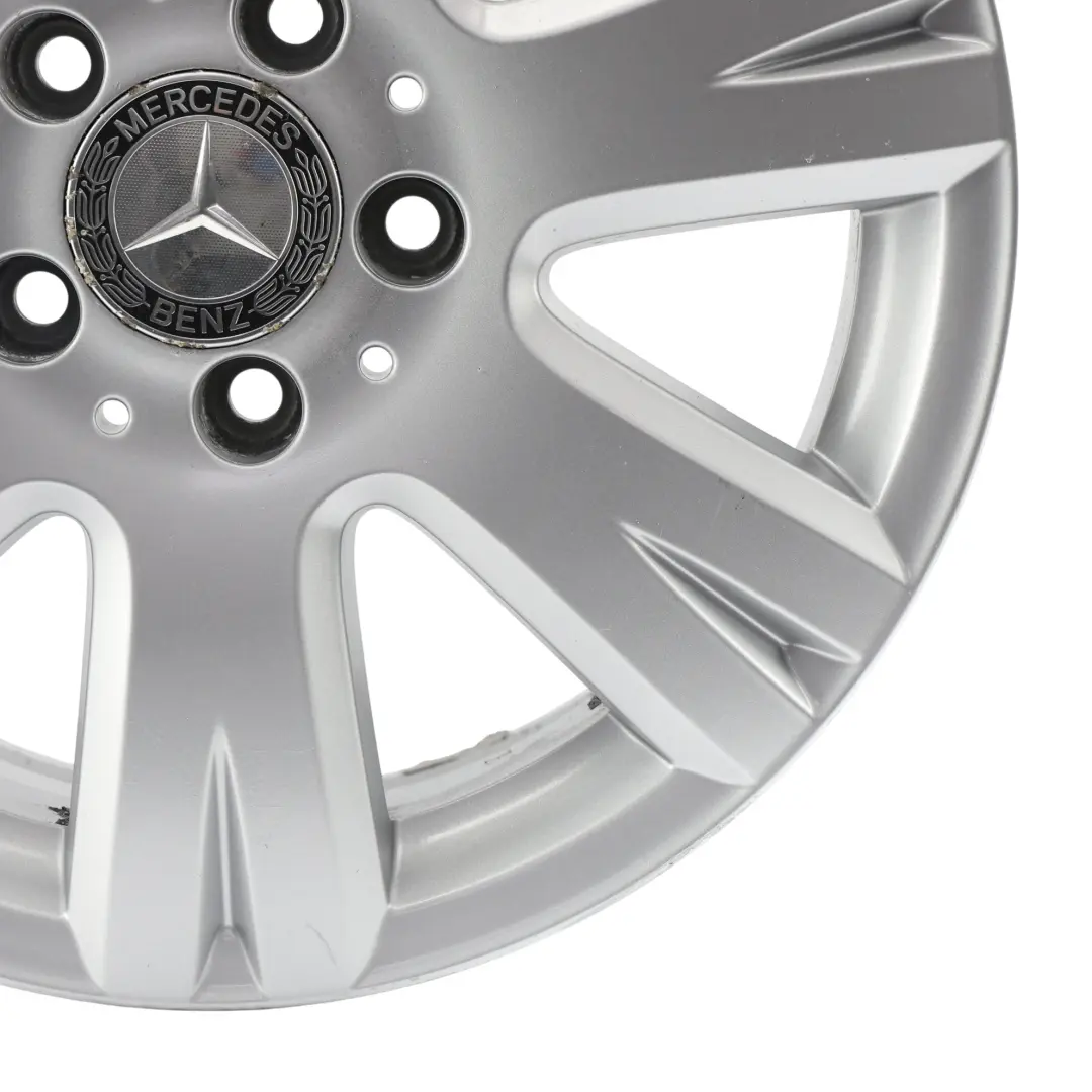  Llanta Mercedes W204 7 Agujeros Disco Aleación 16" 7J ET:43 - SKU A2044012602-2 - Número de pieza A2044012602