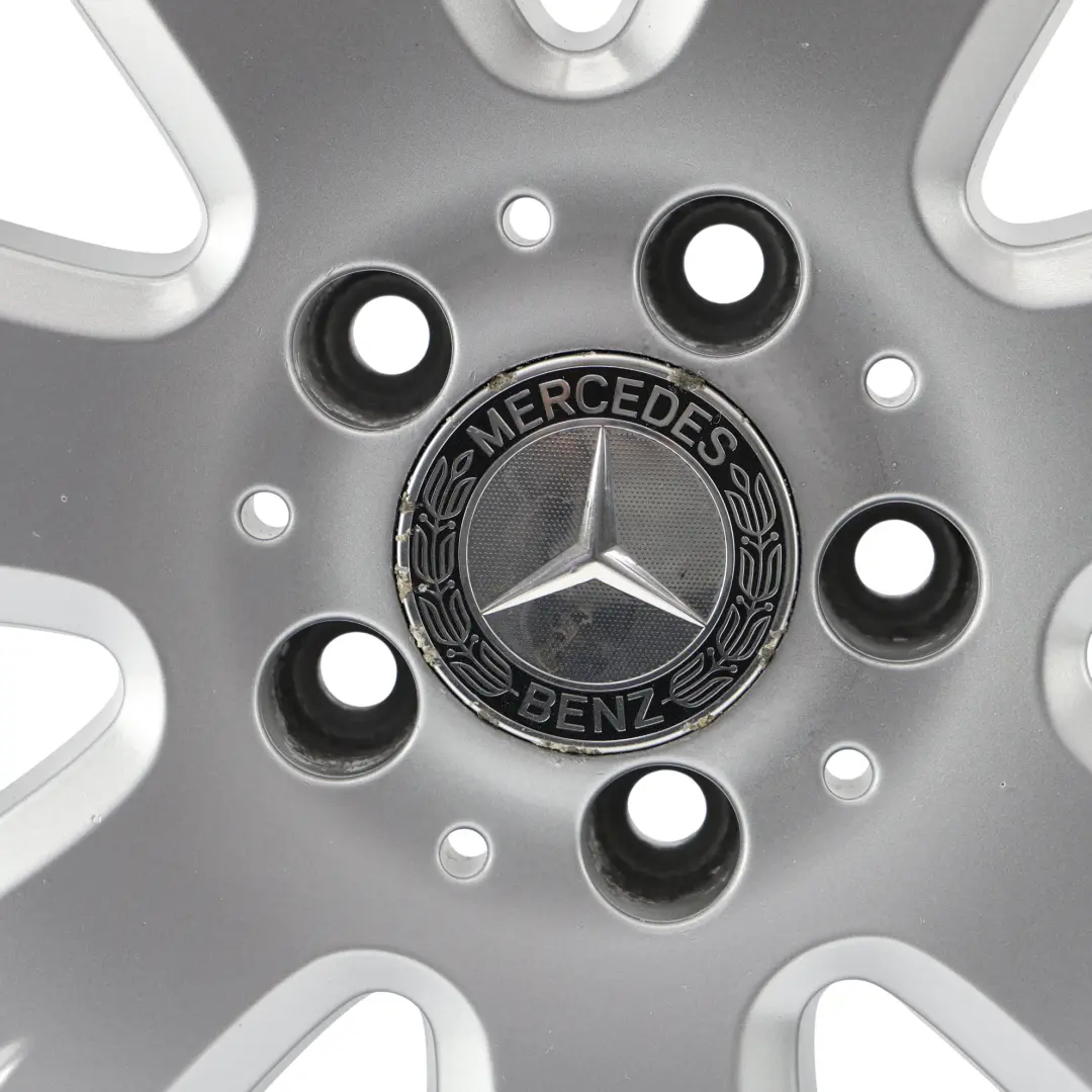  Llanta Mercedes W204 7 Agujeros Disco Aleación 16" 7J ET:43 - SKU A2044012602-2 - Número de pieza A2044012602