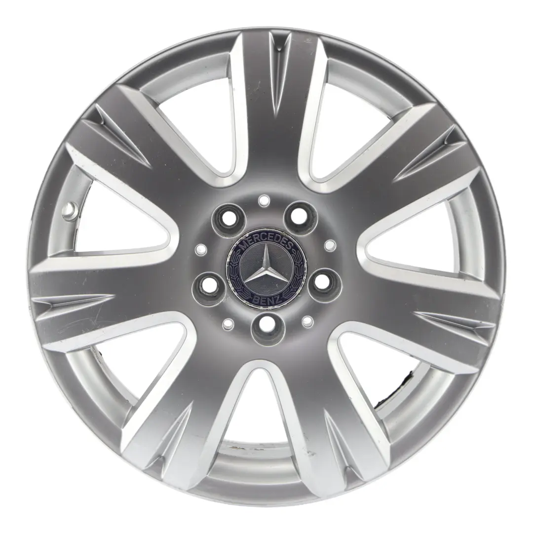 Mercedes W204 Silver Wheel Alloy Rim 16" 7J ET:43 7 Hole Disc - SKU A2044012602-3 - Part number A2044012602