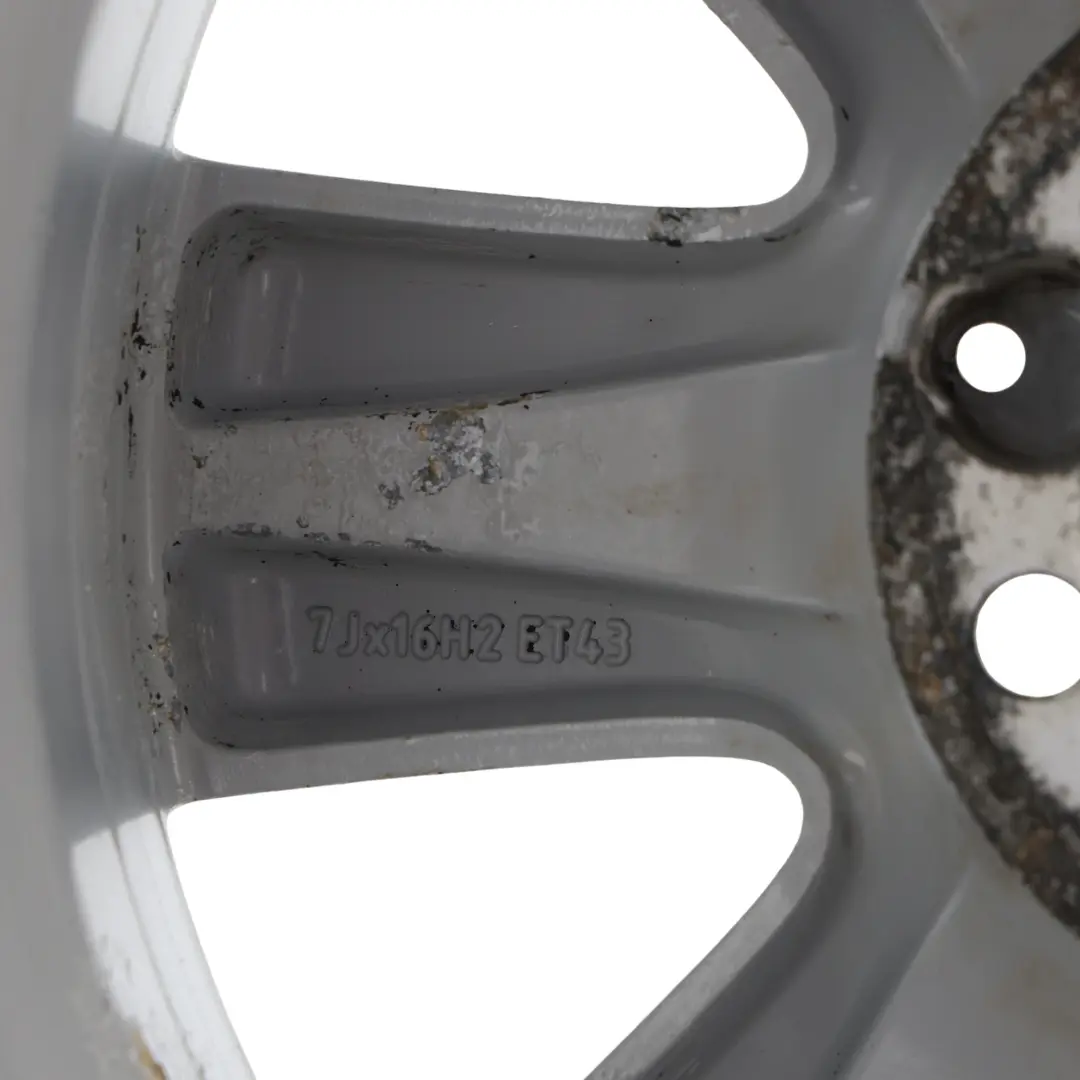 Alloy Rim 16" 7J ET:43 7 Hole Disc to Mercedes W204 Silver Wheel with Part number A2044012602 Mercedes W204 Silver Wheel Alloy Rim 16" 7J ET:43 7 Hole Disc - SKU A2044012602-3 - Part number A2044012602