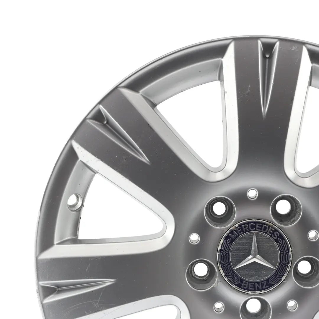 Mercedes W204 Silver Wheel Alloy Rim 16" 7J ET:43 7 Hole Disc - SKU A2044012602-3 - Part number A2044012602