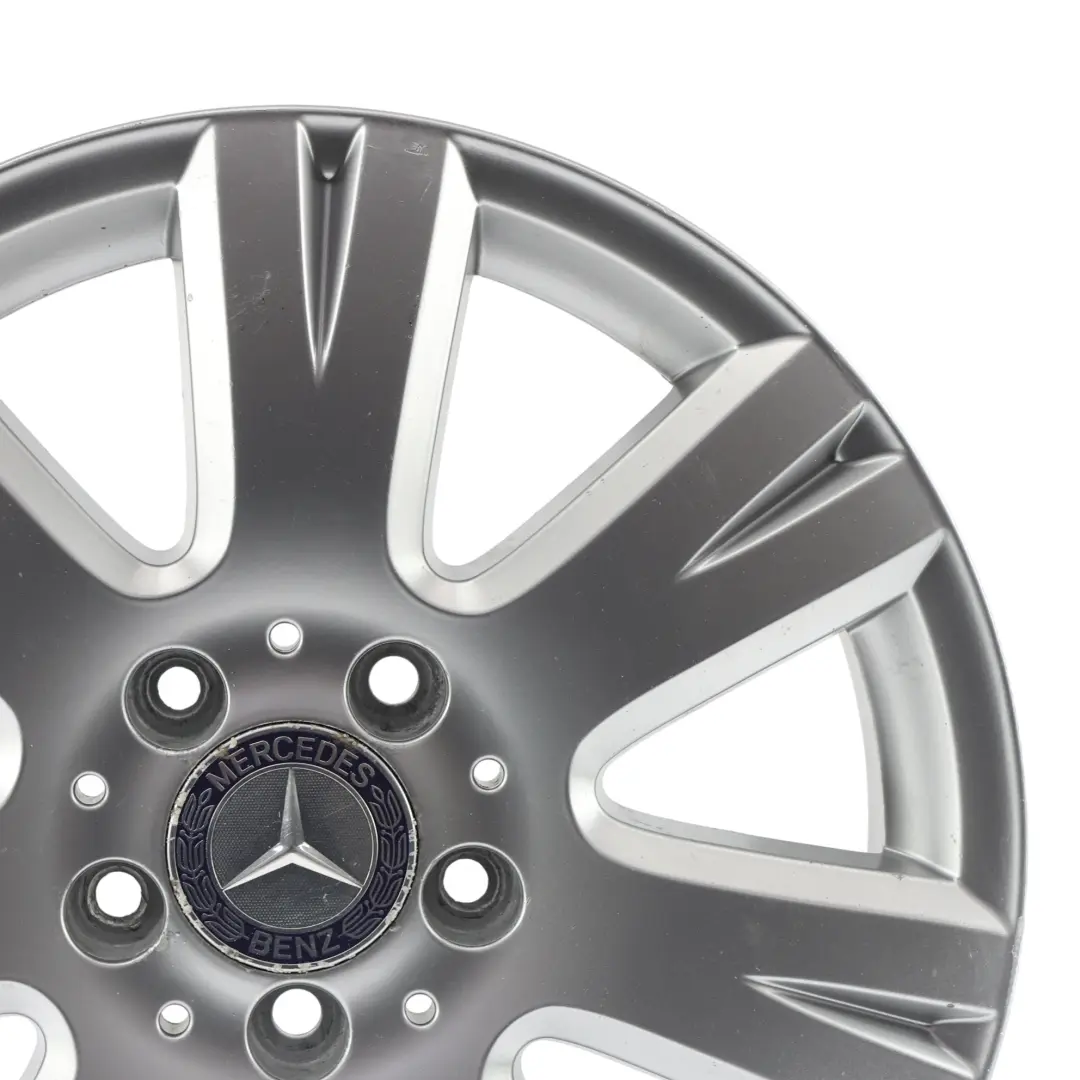 Mercedes W204 Silver Wheel Alloy Rim 16" 7J ET:43 7 Hole Disc - SKU A2044012602-3 - Part number A2044012602