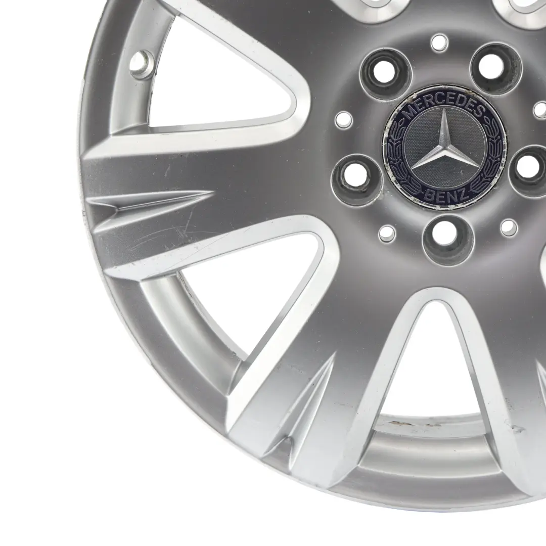 Alloy Rim 16" 7J ET:43 7 Hole Disc to Mercedes W204 Silver Wheel with Part number A2044012602 Mercedes W204 Silver Wheel Alloy Rim 16" 7J ET:43 7 Hole Disc - SKU A2044012602-3 - Part number A2044012602