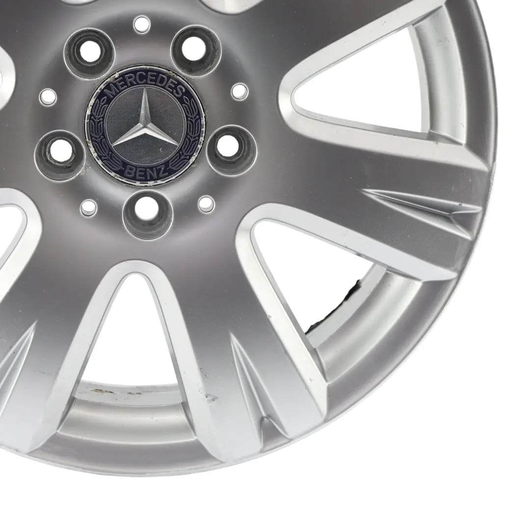 Mercedes W204 Silver Wheel Alloy Rim 16" 7J ET:43 7 Hole Disc - SKU A2044012602-3 - Part number A2044012602